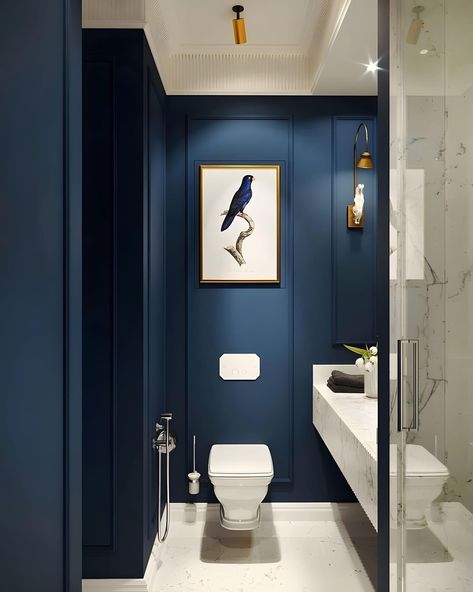 Toilet Design Modern, Bathroom Design Small Modern, Nautical Bathroom, Small Toilet Room, Restroom Design, Timeless Bathroom, Washroom Design, Small Bathroom Makeover, Toilet Design