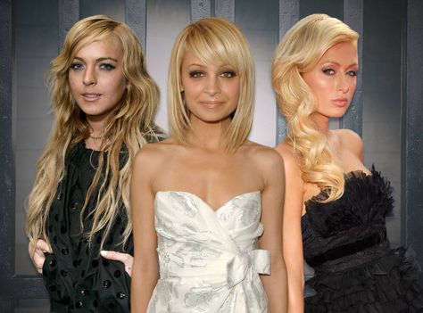 Lindsay Lohan, Nicole Richie, Paris Hilton, Young Hollywood in Jail Paris Hilton Young, Lindsay Lohan, Nicole Richie, Paris Hilton, Years Younger, Big Star, Looking Back, Strapless Wedding Dress, The Year