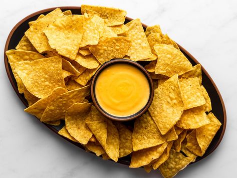 Cheddar Cheese Powder, Homemade Nachos, Cheesy Dip, Nacho Cheese Sauce, Cheesy Sauce, Nachos Recipe, Nacho Cheese, Cheese Fries, Serious Eats