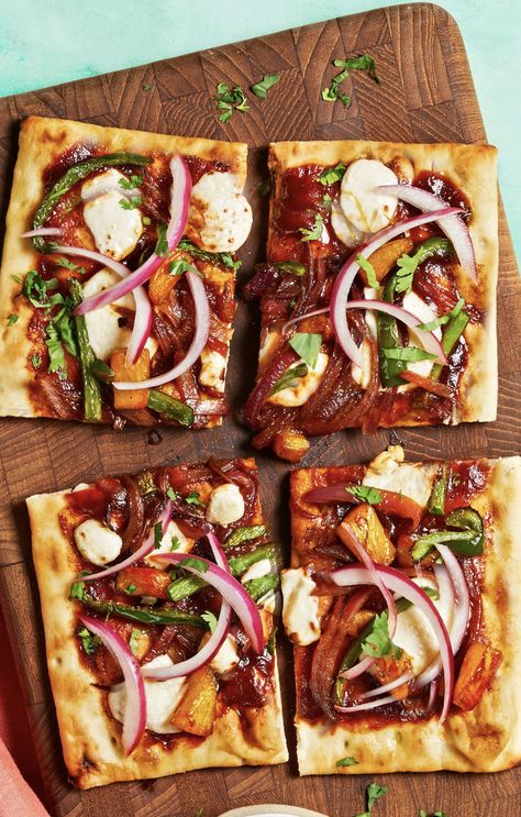 Bbq Pineapple Flatbread, Hello Fresh Breakfast Recipes, Vegan Hello Fresh Recipes, Hello Fresh Flatbread, Hellofresh Recipes Vegetarian, Vegetarian Hello Fresh Recipes, Hello Fresh Vegetarian Recipes, Hello Fresh Vegetarian, Bbq Flatbread