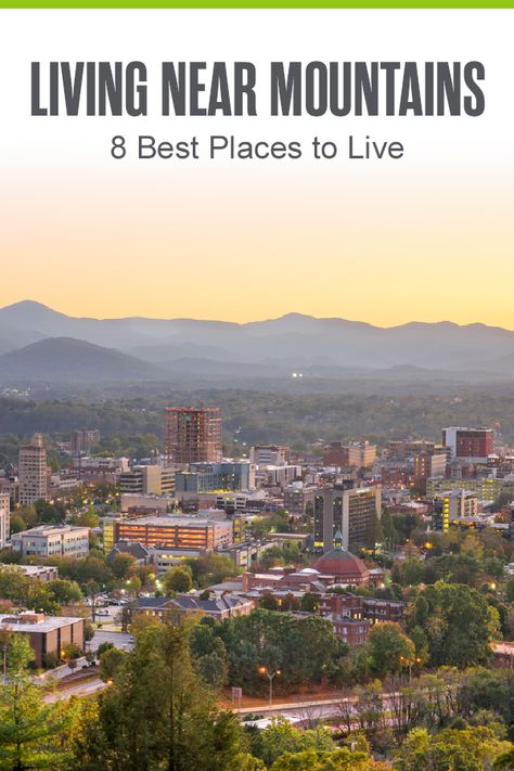 Best Mountain Towns To Live In, Moving To The Mountains, Mountain Cities, Extra Space Storage, Best Places To Retire, Mountain Destinations, Mountain City, Places To Live, Space Storage