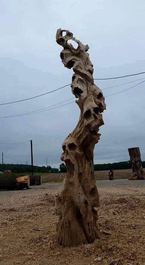 다크 판타지, Arte Obscura, Tree Stump, 판타지 아트, Arte Horror, Halloween Props, Pics Art, Skull Art, Design Interior