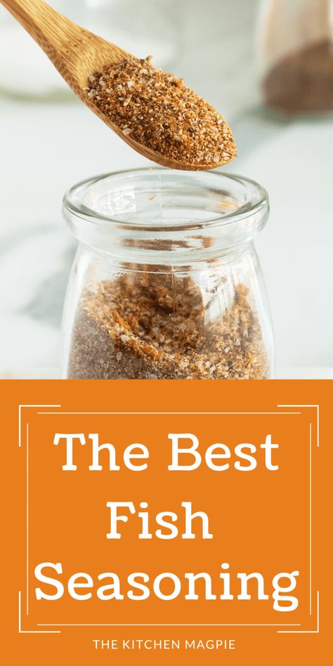 Fish Seasoning - The Kitchen Magpie Best Fish Marinade Recipe, Spices For Fish Seasoning Mixes, Diy Fish Seasoning, White Fish Seasoning Recipes, Best Seasoning For Fish, How To Season Fish To Bake, Homemade Fish Fry Seasoning, Fish Spice Recipe, Baked Fish Seasoning Recipe