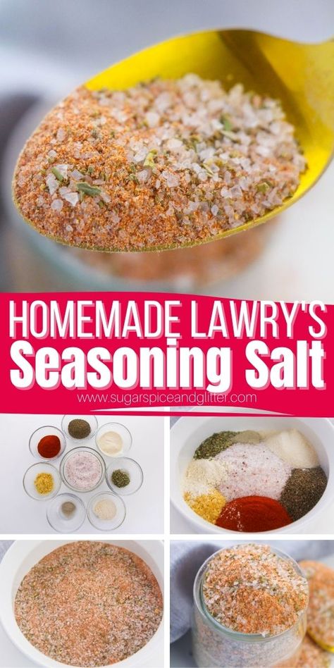 A&w Seasoning Salt Recipe, Homemade Salt Mixes, Lawrys Seasoned Salt, Jane's Krazy Mixed Up Salt Recipe, Homemade Seasoning Salt Recipe, How To Make Seasoned Salt, Lawrys Garlic Salt Recipe, Homemade Lawry's Seasoning Salt, Homemade Lawrys Seasoning