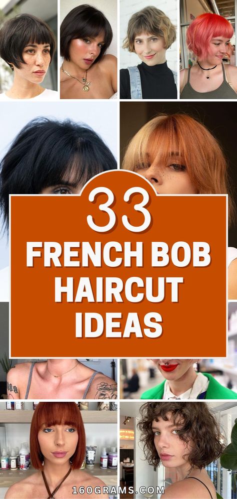 Pin this for a fresh take on the iconic French bob! Discover trendy variations that will elevate your look. #FrenchBob #HairstyleInspo #FashionTrends French Bob Inspiration, Very Short French Bob, 60s Bob Hairstyles, French Bob With Micro Bangs, French Bob Side Bangs, How To Style French Bob, French Bobs, French Bob Haircut Short, French Bob Curtain Bangs