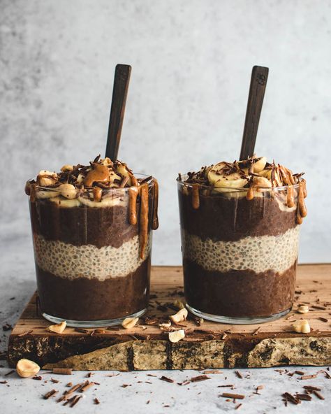 Chia Pudding Recipes Healthy, Chia Puddings, Banana Chia Pudding, Chia Puding, The Best Desserts, Chia Recipe, Coconut Chia Pudding, Chocolate Chia Pudding, Chia Pudding Recipes