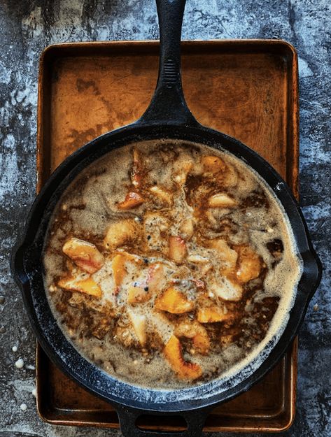 Brown Butter Bourbon Peach Cobbler – Heart Of Celebration Bourbon Peach Cobbler, Bourbon Dessert, Brown Butter Bourbon, Peach Cobbler Cupcakes, Butter Bourbon, Praline Sauce, Peach Sauce, Peach Butter, Pecan Cobbler