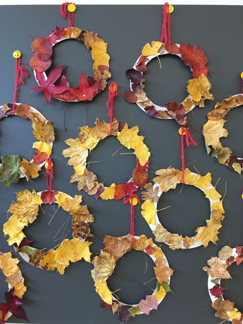 Autumn Art For Toddlers, Art Crafts For Preschoolers, Høstaktiviteter For Barn, September Art, September Crafts, Maluchy Montessori, Thanksgiving Crafts Preschool, November Crafts, Crafts For Preschoolers