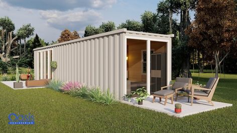 Modern Cabin House, Container Home Designs, Log Cabin Floor Plans, House Plan With Loft, Gable House, Shipping Container Home Designs, Cottage Floor Plans, Shipping Container House Plans, Tiny House Plan