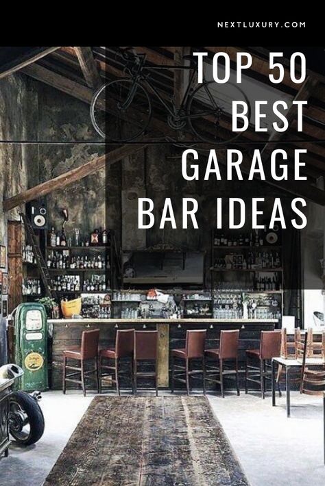 Shop Man Cave Ideas, Garage Bar Ideas, Diy Garage Work Bench, Diy Garage Bar, Garage Bathroom, Finished Garage, Cool Garages, Ultimate Garage, Garage Door Makeover