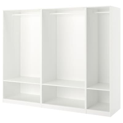 PAX Armoire-penderie - blanc - IKEA Shelving Unit, Armoire, Bookcase, Shelves, Home Decor, Home Décor