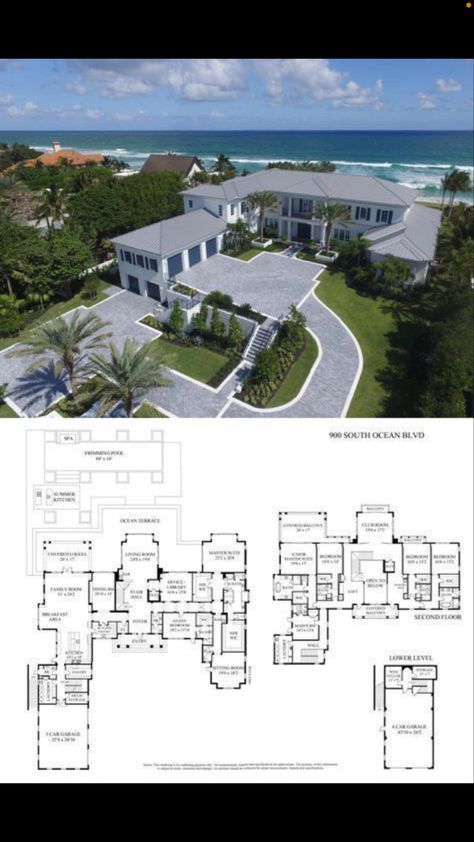 Mansion Floor Plan Luxury Houses Layout, The Summer I Turned Pretty House Layout, Villa Floor Plan Luxury, Modern Mansion Layout, Mansion Floor Plan Luxury Houses, Houses Layout, Mansion Plans, Case Minecraft, Ocean Boulevard