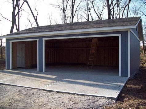 24x30 Premier PRO Ranch Garage | Pictured here is a 24x30 ga… | Flickr 24x30 Garage Plans, 24x30 Garage, 30x40 Garage, Seattle Backyard, Pole Building Garage, Garage Building Plans, Chocolate Molten Lava Cake, Detached Garage Designs, Garage Shop Plans