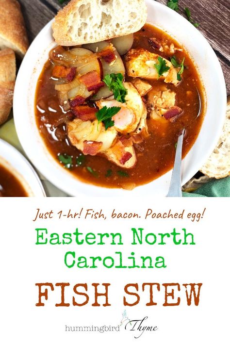 Cat Fish Stew Recipes, North Carolina Fish Stew, Catfish Stew, Seafood Soups, Seafood Stew Recipes, Fish Stew Recipes, Bacon Potatoes, Soup Tomato, Catfish Recipes