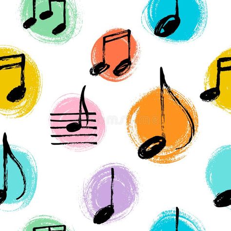 Doodle Music Art, Stock Vector Drawings, Musical Notes Illustration, Music Note Pattern, Music Note Clipart, Music Note Illustration, Musical Notes Drawing, Music Pattern Design, Music Notes Drawing Doodles