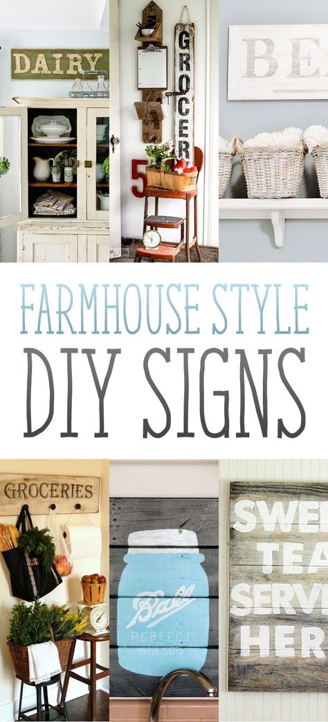 True Farmhouse, Cottage Market, Dekor Diy, One Home, Farmhouse Sign, Decor Guide, Easy Home Decor, Farmhouse Signs, The Cottage