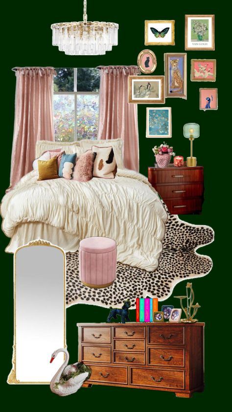 Cool Girl Rooms, Modern Eclectic Bedroom, Eclectic Bedroom, Dream House Rooms, Room Design Bedroom, Room Makeover Bedroom, House Room, Apartment Room, Dream House Decor