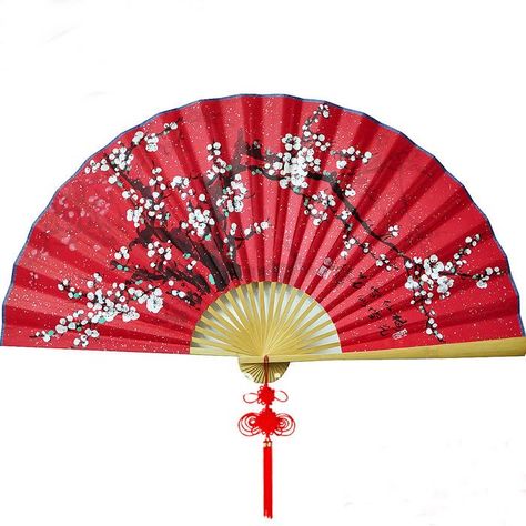 Chinese Fan Design, Hand Fan Design, Chinese Hand Fan, Chinese Fans, Chinese Accessories, Chinese Wall, Chinese Fan, Chinese Paper, Wall Fan