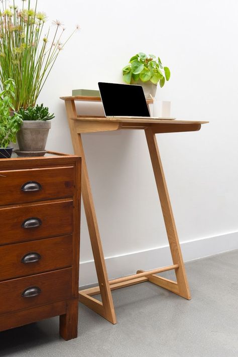 Narrow Standing Desk, Portable Work Station, Mini Standing Desk, Portable Study Table Design, Foldable Standing Desk, Standing Work Desk, Standing Desk Small Space, Space Saving Desk Ideas Work Stations, Folding Standing Desk