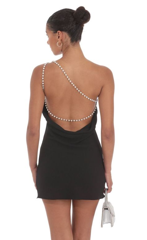 Plunging neckline dress