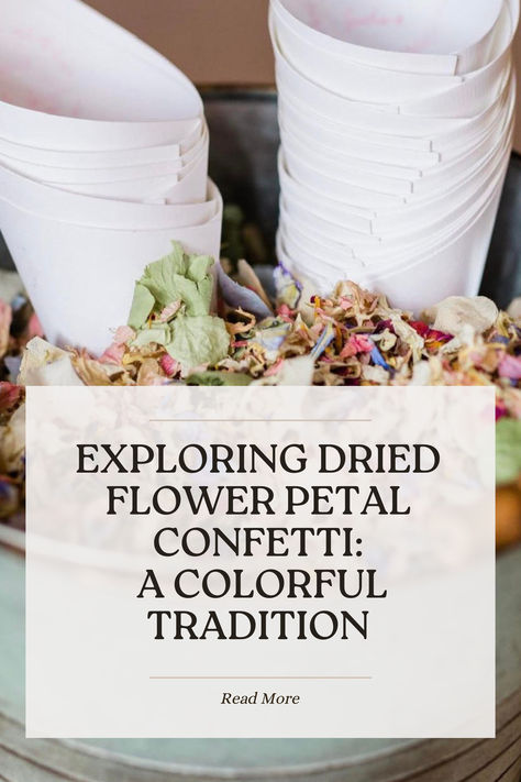 Discover the vibrant world of dried flower petal confetti! Dive into our latest blog post to explore the colorful tradition that adds a touch of natural beauty to any celebration. 🌸✨ #DriedFlowers #EcoFriendlyCelebrations Dried Flower Petals Wedding, Flower Petal Confetti, Dried Flower Petals, Flower Confetti, Petal Confetti, Brings Joy, Flower Petal, Dried Flower, Party Accessories