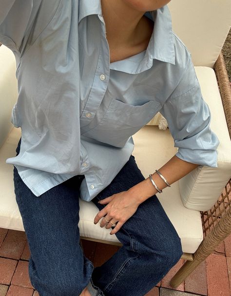 Shop Women's Oversized Poplin Shirt and other curated products on LTK, the easiest way to shop everything from your favorite creators. Outfit Dump, Oversized Poplin Shirt, Influencer Style, Transition Outfits, Beauty Tutorials, Poplin Shirt, Minimal Fashion, Aesthetic Photo, Casual Chic