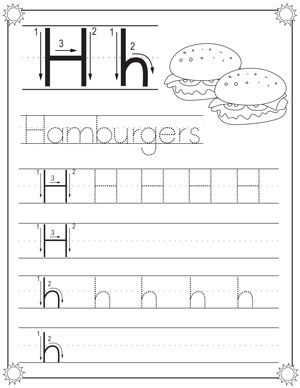 Summer Alphabet Letter Tracing Pack for Preschoolers — My Preschool Plan Letter H Activities For Preschool, Abc Flashcards Printable, Preschool Homework, Letters Activity, Class Worksheets, Summer Alphabet, Tracing Letters Preschool, Lkg Worksheets, Handwriting Worksheets For Kids