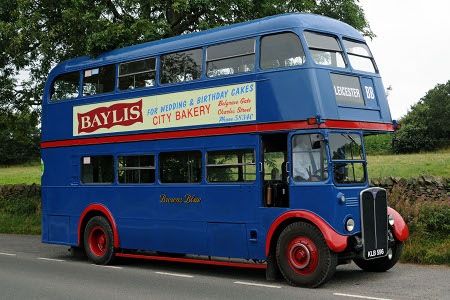 Browns Blue bus, 1950s Rt Bus, London Buses, Airstream Campers, London Pride, Blue Bus, Short Bus, Decker Bus, Buses And Trains, Double Decker Bus