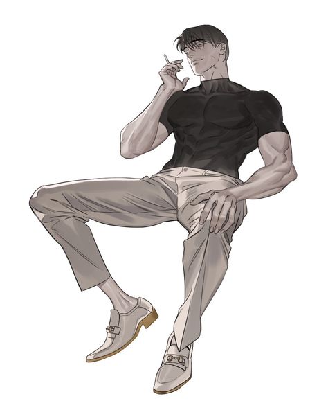 Taking Off Helmet Pose Reference, Man Sitting Reference, Sitting Art Reference, Man Sitting Pose, Man Sitting Pose Reference, Drawing Reference Male, 남성 근육, Man Sitting, Arte Sketchbook