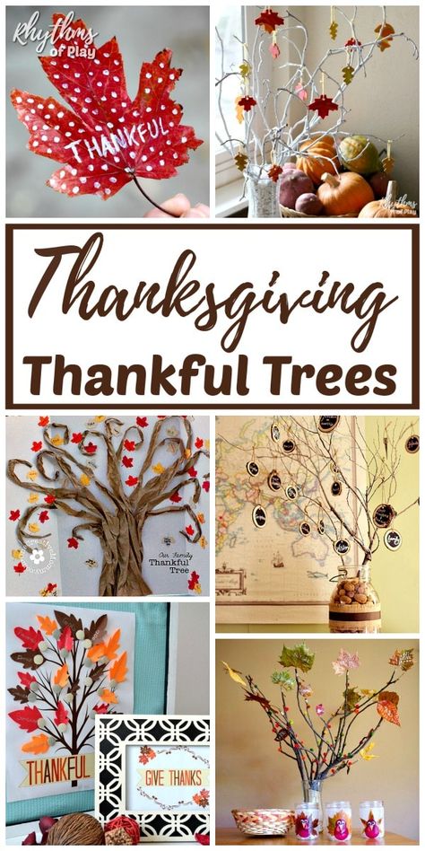 Thanksgiving Thankful Tree Tradition Ideas! A gratitude tree can help cultivate an attitude of gratitude, in the home, office or classroom, during the holidays. As a bonus, they make lovely DIY autumn home decor pieces and are a beautiful fall centerpiece on any Thanksgiving table. Learn how to make a gratitude tree this Thanksgiving! | #ThanksgivingCraft #GratitudeCraft #ThankfulCraft #ThanksgivingTree #DIYFallDecor Giving Thanks Activities, Thanksgiving Thankful Tree, Gratitude Crafts, Thankful Crafts, Tradition Ideas, Gratitude Tree, Autumn Diy, Thanksgiving Tree, Thankful Tree