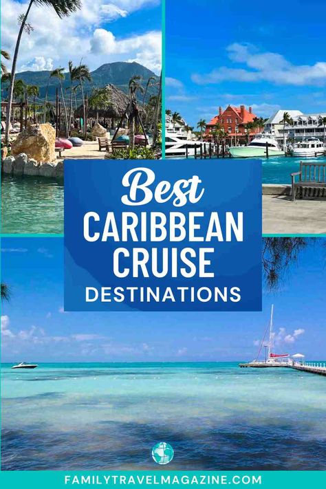 When you book a Caribbean cruise, you'll have many different options for cruise destinations. Read about our favorite Caribbean cruise destinations. Eastern Caribbean Cruise, Best Cruises For Couples, Best Family Cruises, Gulf Coast Vacations, Carribean Cruise, Beaches Turks And Caicos, Disney Cruise Ships, Western Caribbean, Cruise Excursions