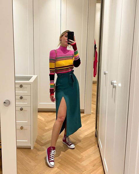 Looks Com All Star, 2023 Fashion, Mode Inspo, 가을 패션, Colourful Outfits, Looks Style, Mode Inspiration, Outfit Casual, Looks Vintage