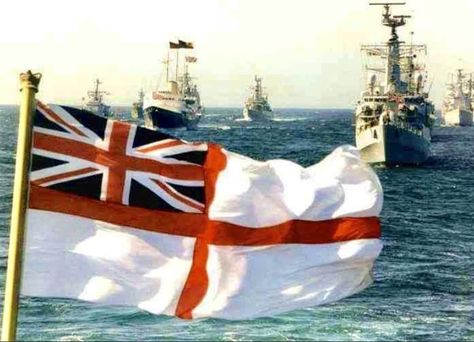 British Royal Navy Flag! British Navy Ships, Hms Ark Royal, Uk Navy, British Royal Navy, Navy Flag, Canadian Soldiers, Royal Navy Ships, Navy Day, Heavy Cruiser