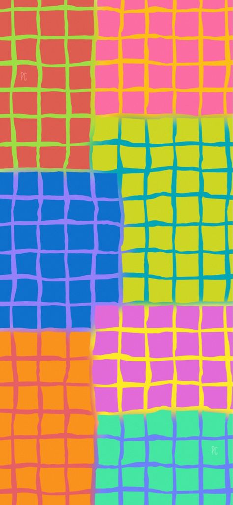 Cool Artsy Wallpaper, Colorful Checkered Wallpaper, Checkered Wallpaper Iphone, Colorful Homescreen, Colorful Desktop Wallpaper, Pickle Wallpaper, Checkered Pattern Wallpaper, Procreate Grid, Cool Phone Backgrounds