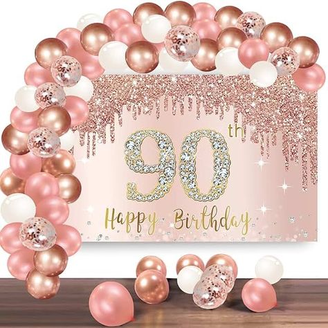 Amazon.com: 90th Birthday Ideas 90th Birthday Party Theme Ideas, 90th Birthday Color Scheme, 90th Birthday Party Ideas For Women Mom, 90th Bday Party Ideas, 90 Year Old Birthday Party Ideas, 90th Birthday Party Ideas For Grandma, 90 Birthday Party Ideas Decoration, 90th Birthday Ideas, 90th Birthday Party Ideas