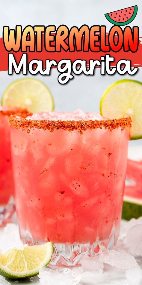 Easy Watermelon Margarita Recipe, Flavor Margarita Recipe, Keto Watermelon Margarita, Margarita Recipes Sweet, Watermelon Margarita On The Rocks, Moonshine Margarita Recipe, Watermelon Tequila Cocktail, Alcoholic Watermelon Drink, Watermelon Moonshine Drinks