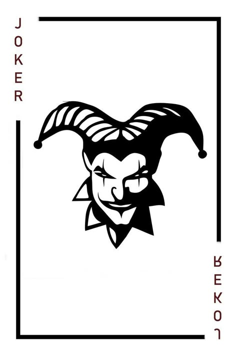 Joker Card Tattoo, Poker Tattoo, Playing Card Tattoos, Wing Tattoo Men, Joker Tattoo Design, Joker Drawings, Joker Playing Card, Card Tattoo Designs, Kutek Disney