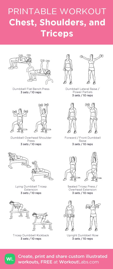 Belly Workout Plan, Chest And Tricep Workout, Fitness Studio Training, Printable Workout, Reps And Sets, Gym Antrenmanları, Spring Gardening, Printable Workouts, Trening Fitness