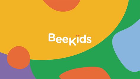 Bee Branding, Kids Logo Brand, Geometric Logotype, Kids Branding Design, Kids Graphic Design, Toys Logo, Kids Pop, Tech Branding, Kids App