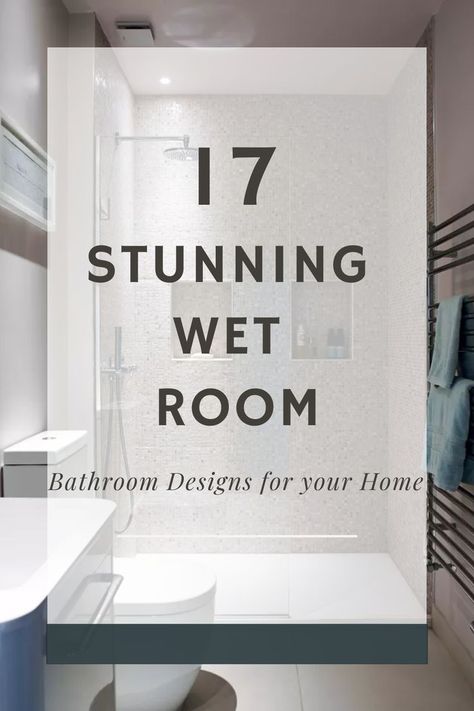 Small Shower Wet Room Ideas, Primary Bath Wet Room, Small Bathrooms Wetrooms, Tiny Wet Room With Toilet Layout, Modern Concrete Bathroom Design, Wet Room For Small Bathroom, Wet Room Bathroom No Tub, Small Toilet Room With Shower Ideas, Wet Room Ideas Walk In