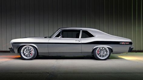 Budget-Built Nova Turns Into a Pro Touring Terror 1970 Chevy Nova, 1970 Nova, Nova Car, Chevy Nova Ss, Pro Touring Cars, Low Riding, Chevy Ss, Dream Car Garage, Old Muscle Cars