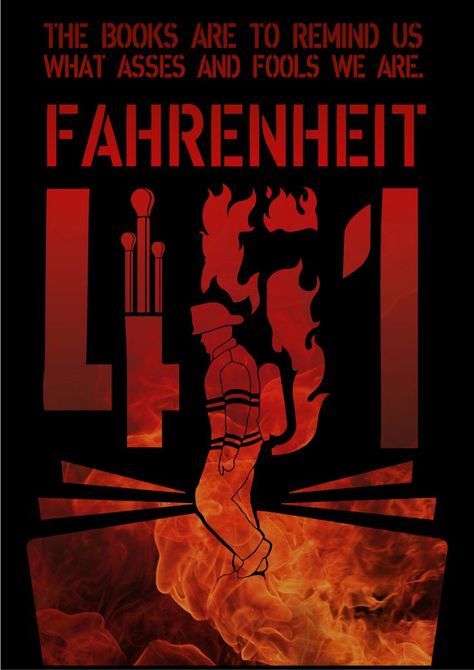 Fahrenheit 451 - Ray Bradbury - Fire Books F451 Fahrenheit 451, Fahrenheit 451 Drawings, Farenheight 451 Art, Fahrenheit 451 Art, 451 Fahrenheit, Guy Montag, Books Tbr, Fahrenheit 451, Fire Book