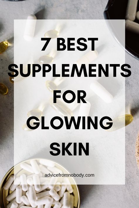 Best skin supplements for younger skin // best supplements for skin anti aging // supplements for women in their 30s skincare // supplements for skin elasticity // supplements for youthful skin // perfect skin supplements // supplements for dry skin // supplements for glowing skin // supplements for skin hydration 30s Skincare, Best Supplements For Women, Skincare Supplements, Skin Supplements, Women Supplements, Anti Aging Secrets, Anti Aging Supplements, Younger Skin, Saggy Skin