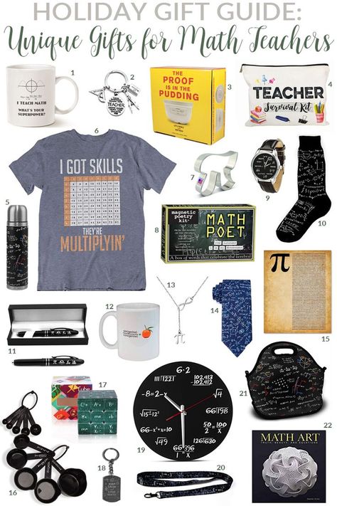 22 Gifts Every Math Teacher Needs in Their Life #teacherappreciation #teachergift #mathgift #mathteacher #mathteachergift #teacherday #teacher Math Teacher Appreciation Gifts, Maths Teacher Gifts, Math Teacher Gifts Diy, Gifts For Math Teachers, Appreciation Crafts, Math Teacher Gifts, Math Gifts, Male Teacher Gifts, Magnetic Poetry