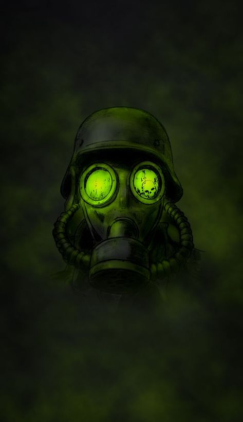 Glowing Soldier - Mobile Wallpaper Gasmask Wallpaper, Survival Wallpaper, Nuclear Art, Biohazard Sign, Fallout Wallpaper, Black Skulls Wallpaper, Scifi Artwork, Black And White Wallpaper Iphone, Gas Mask Art