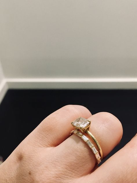 Engagement Ring Baguette, Modern Diamond Jewelry, Baguette Band, Baguette Engagement Ring, Infinity Band, Ring Baguette, Modern Engagement Rings, Infinity Ring, Rings Jewelry