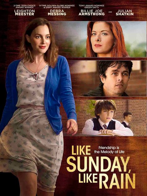 Like Sunday, Like Rain (2014) Frank Whaley, Solitary Life, Boyfriend Problems, Debra Messing, Rain Quotes, Movies Worth Watching, Joe Armstrong, Billie Joe Armstrong, Leighton Meester