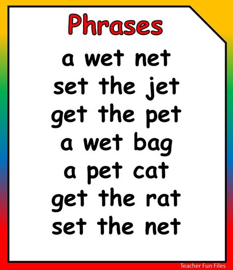 Rhyming Words Worksheets, Cvc Words Worksheets, English Phonics, Cvc Word, Word Sentences, Rhyming Words, Cvc Words, Reading Activities, Self Love Quotes