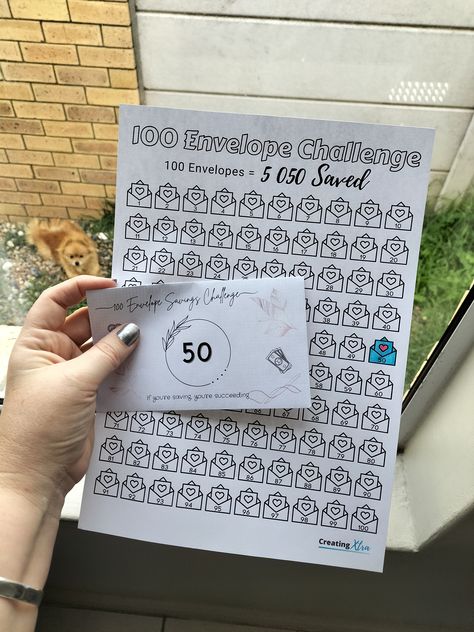 Free 100 Envelope Savings Challenge Tracker, Free Printable 100 Cash Envelope Challenge, 100 Evenlope Challenge Printable, 100 Enevolpe Saving Challenge, 100 Day Envelope Challenge Printable, Diy Savings Envelope, 100 Envelope Savings Challenge Free Printable, Cash Savings Challenge, 200 Envelope Challenge