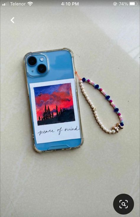 Cute Polaroid Phone Case Ideas, Iphone Back Cover Stickers, Mobile Case Aesthetic, Phone Covers Handmade, Phone Case Painting Ideas Aesthetic Easy, Back Cover Art Phone, Iphone Back Cover Diy, Phone Case Cover Painting, Polaroid Cover Iphone